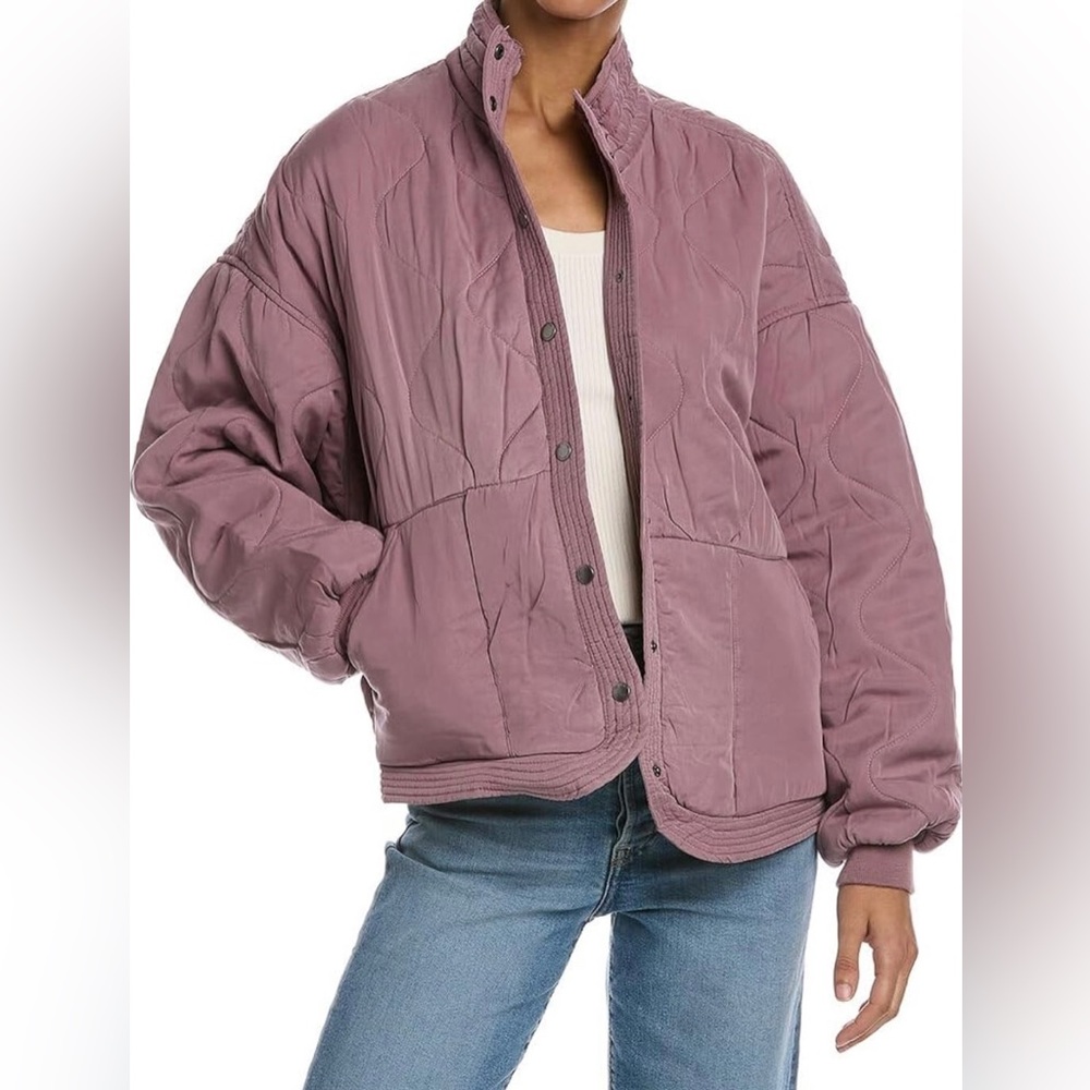 [BLANK NYC] drop shoulder Tencel quilted jacket 🪻🪻